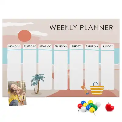 Panou din plută organizator pentru 7 zile