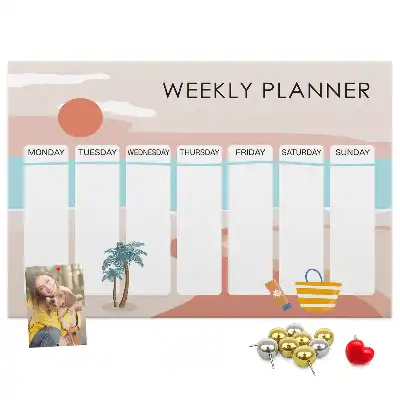 Panou din plută organizator pentru 7 zile