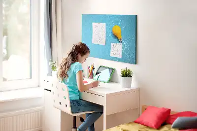 Tablă din plută cu design bec