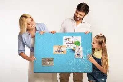 Tablă din plută cu design bec