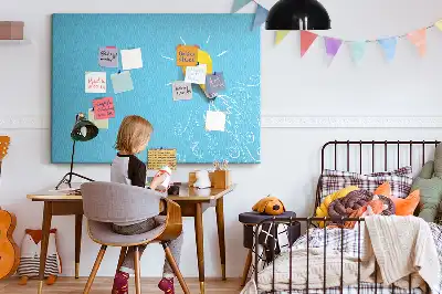 Tablă din plută cu design bec
