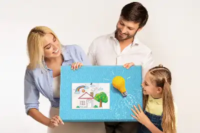 Tablă din plută cu design bec