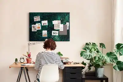Tablă de plută cu model de vegetație exotică de junglă safari