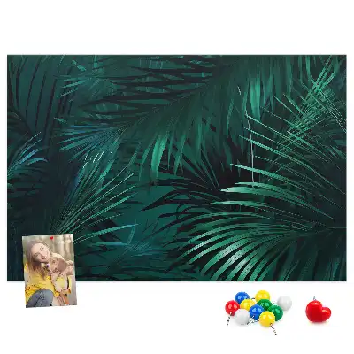Tablă de plută cu model de vegetație exotică de junglă safari