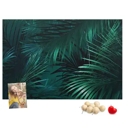 Tablă de plută cu model de vegetație exotică de junglă safari
