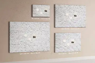 Panou din plută pentru perete cu model de cărămidă