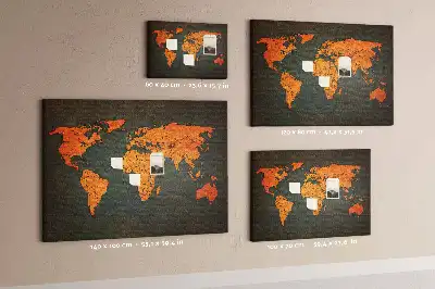 Hartă a lumii din plută de dimensiuni mari