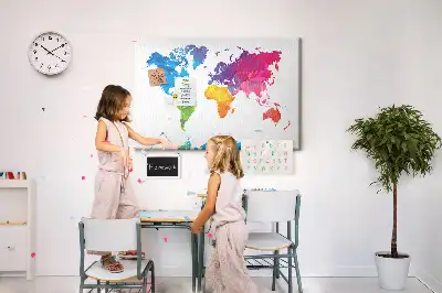 Hartă a lumii abstractă din plută