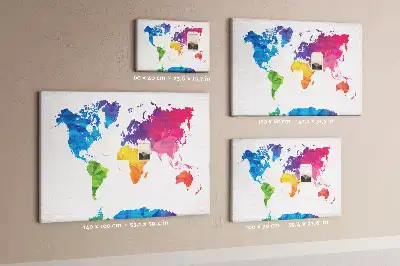 Hartă a lumii abstractă din plută