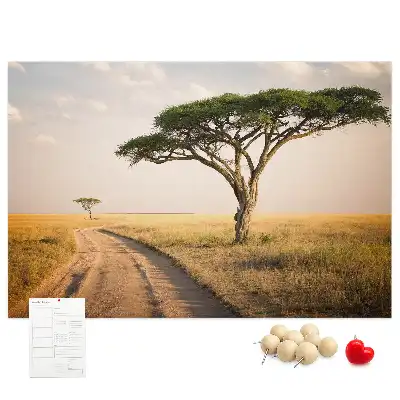 Tabla de pluta Peisaj din Africa
