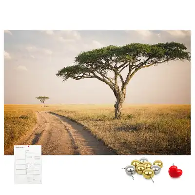 Tabla de pluta Peisaj din Africa