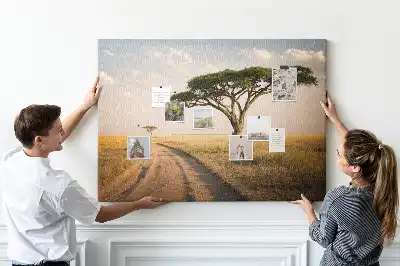Tabla de pluta Peisaj din Africa