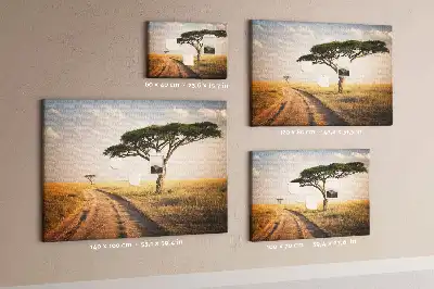 Tabla de pluta Peisaj din Africa