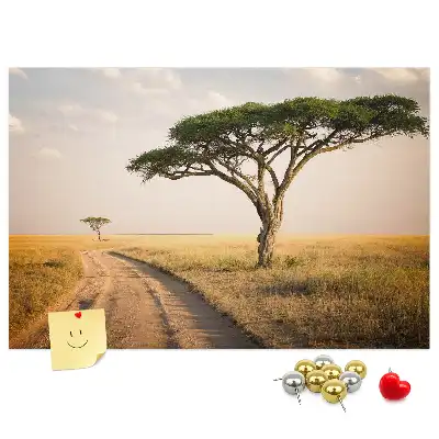 Tabla de pluta Peisaj din Africa