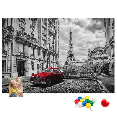 Tablă de plută Mașină veche în oraș