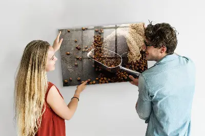 Tablă magnetică sub formă de sac de cafea