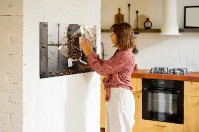 Tablă magnetică sub formă de sac de cafea