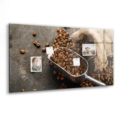 Tablă magnetică sub formă de sac de cafea