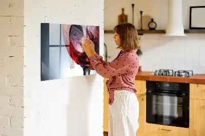 Tablă magnetică pentru copii sub formă de pahar de vin