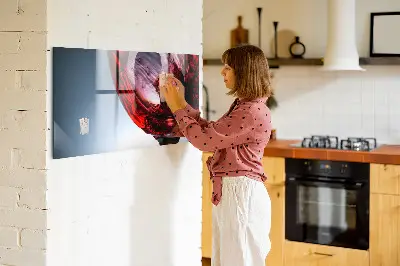 Tablă magnetică pentru copii sub formă de pahar de vin