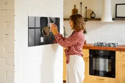 Tablă magnetică în formă de ceașcă de cafea
