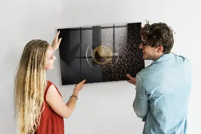 Tablă magnetică în formă de ceașcă de cafea