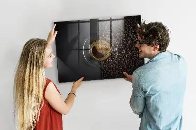 Tablă magnetică în formă de ceașcă de cafea