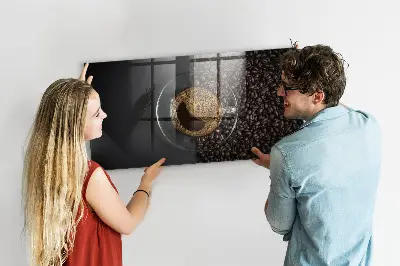 Tablă magnetică în formă de ceașcă de cafea