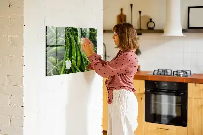 Tablă magnetică pentru copii model ardei verde