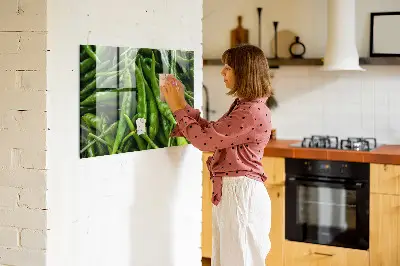 Tablă magnetică pentru copii model ardei verde