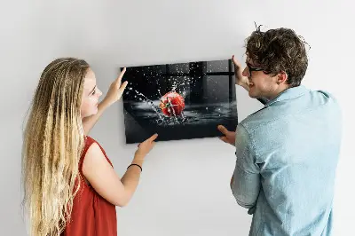 Tablă magnetică în formă de tomată