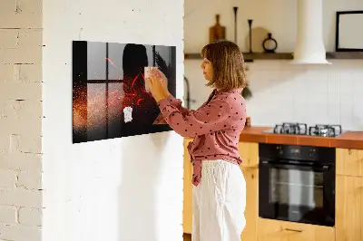 Tablă magnetică în formă de ardei iute
