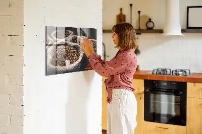 Tablă magnetică în formă de sac de cafea