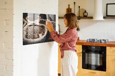 Tablă magnetică în formă de sac de cafea