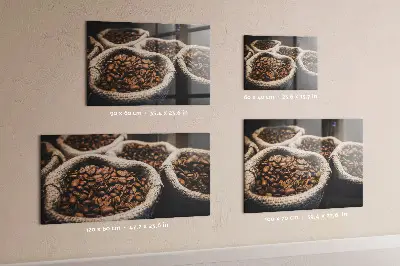 Tablă magnetică în formă de sac de cafea