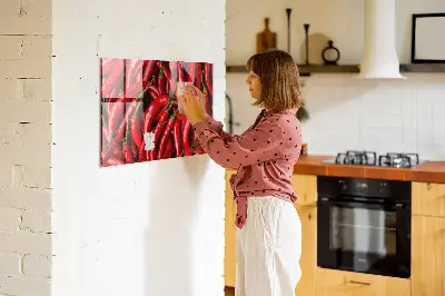 Tablă magnetică pentru copii cu ardei iute