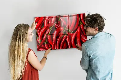 Tablă magnetică pentru copii cu ardei iute