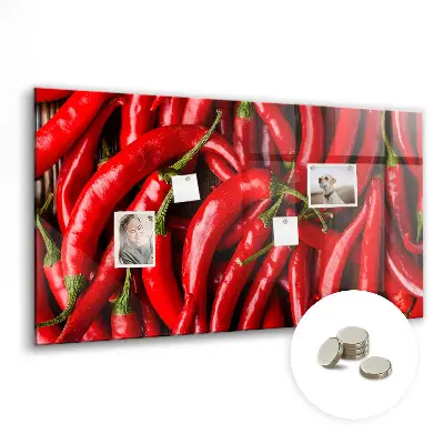 Tablă magnetică pentru copii cu ardei iute