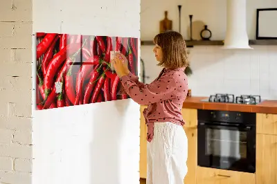 Tablă magnetică pentru copii cu ardei iute