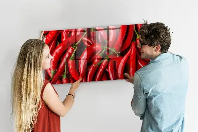 Tablă magnetică pentru copii cu ardei iute