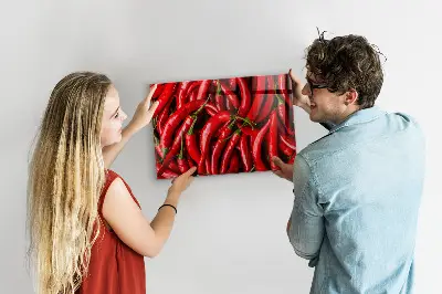Tablă magnetică pentru copii cu ardei iute