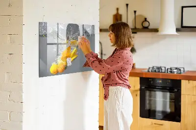Tablă magnetică Citrice în apă