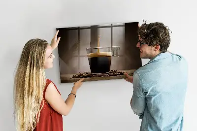 Tablă magnetică O ceașcă de cafea