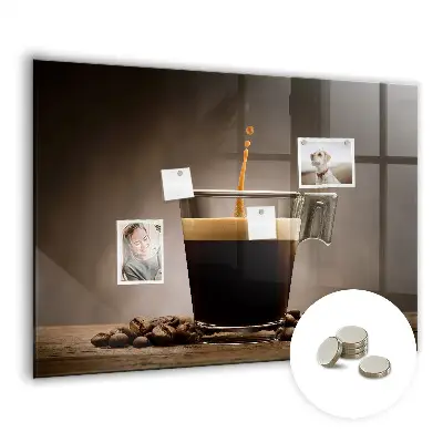 Tablă magnetică O ceașcă de cafea
