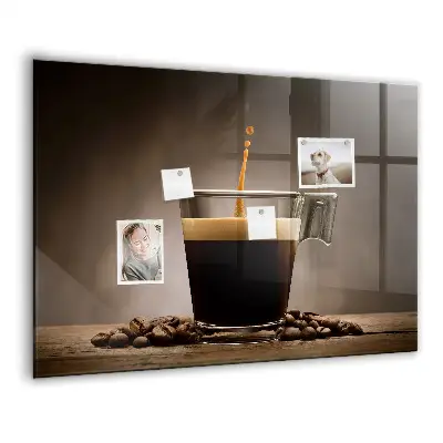 Tablă magnetică O ceașcă de cafea