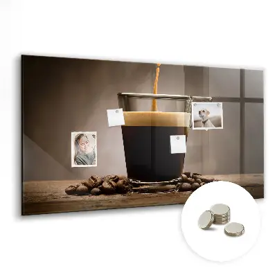 Tablă magnetică O ceașcă de cafea