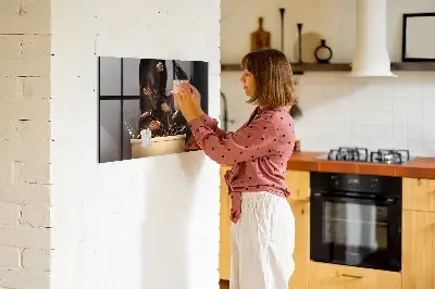 Tablă magnetică model Cafea fierbinte