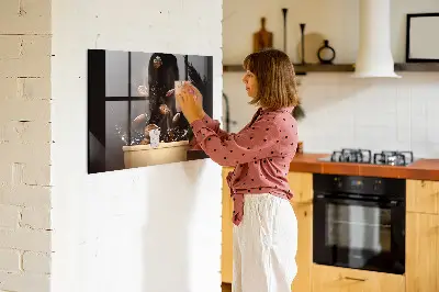 Tablă magnetică model Cafea fierbinte