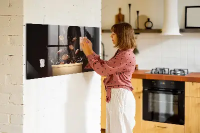 Tablă magnetică model Cafea fierbinte