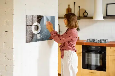 Tablă magnetică pentru copii în formă de ceașcă de cafea